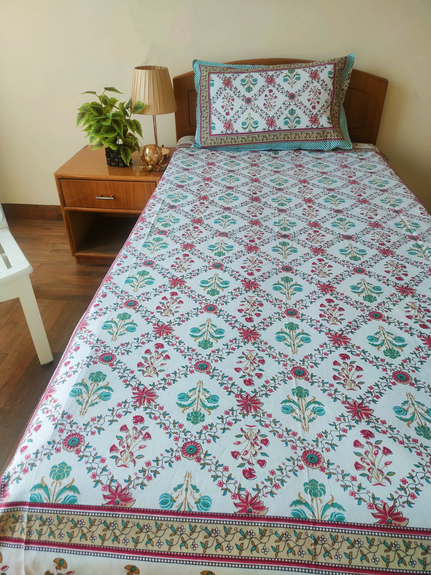 Fulwari Pure Cotton Bedsheet - Single