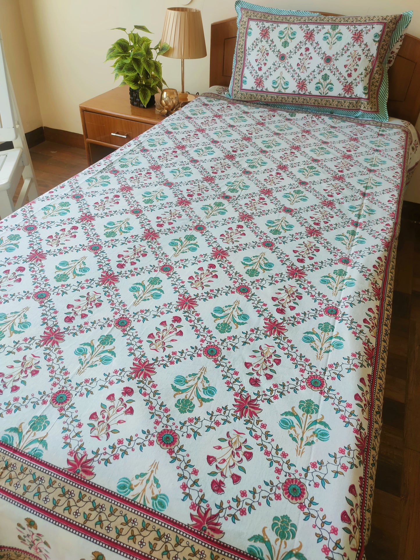 Fulwari Pure Cotton Bedsheet - Single