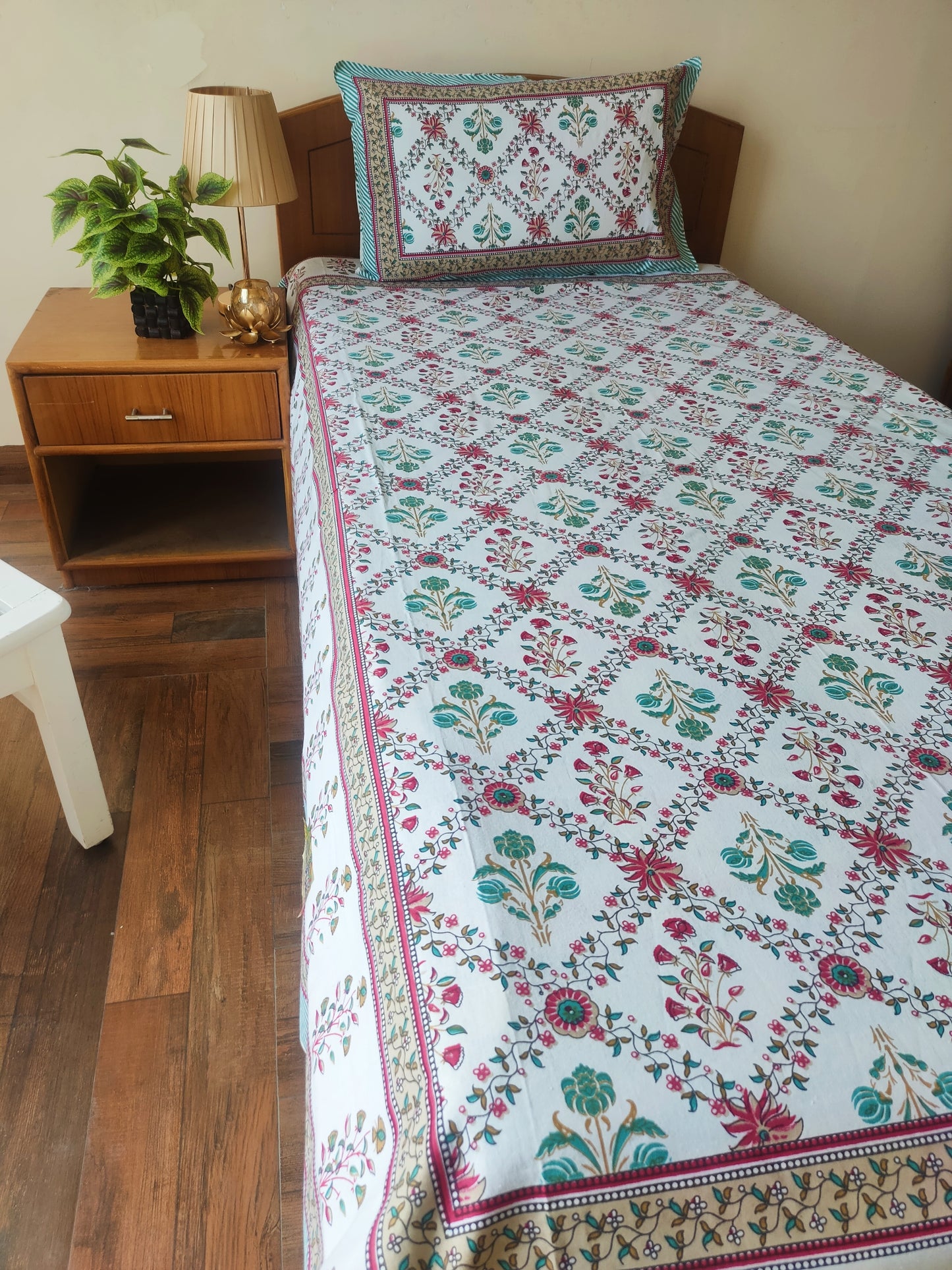 Fulwari Pure Cotton Bedsheet - Single